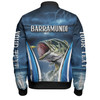 Australia Fishing Custom Bomber Jacket - Jumping Barramundi Fishing  Bomber Jacket