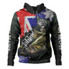 Australia Fishing Hoodie - Bad To The Bone Fishing Australia Flag Vintage Hoodie