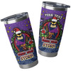 Melbourne Storm Tumbler - Merry Christmas Our Beloved Team With Aboriginal Dot Art Pattern