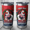 Sydney Roosters Tumbler - Merry Christmas Our Beloved Team With Aboriginal Dot Art Pattern