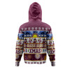 Manly Warringah Sea Eagles Christmas Aboriginal Custom Hoodie - Indigenous Knitted Ugly Xmas Style Hoodie