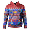 Newcastle Knights Christmas Aboriginal Custom Hoodie - Indigenous Knitted Ugly Xmas Style Hoodie