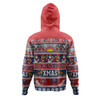 Sydney Roosters Christmas Aboriginal Custom Hoodie - Indigenous Knitted Ugly Xmas Style Hoodie