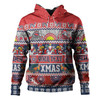 Sydney Roosters Christmas Aboriginal Custom Hoodie - Indigenous Knitted Ugly Xmas Style Hoodie