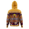 Brisbane Broncos Christmas Aboriginal Custom Hoodie - Indigenous Knitted Ugly Xmas Style Hoodie