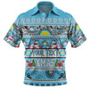 Cronulla-Sutherland Sharks Christmas Aboriginal Custom Polo Shirt - Indigenous Knitted Ugly Xmas Style Polo Shirt