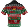 South Sydney Rabbitohs Aboriginal Custom Polo Shirt - Indigenous Knitted Ugly Xmas Style Polo Shirt