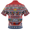 Sydney Roosters Christmas Aboriginal Custom Polo Shirt - Indigenous Knitted Ugly Xmas Style Polo Shirt