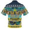 North Queensland Cowboys Christmas Aboriginal Custom Polo Shirt - Indigenous Knitted Ugly Xmas Style Polo Shirt