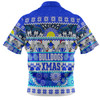 Canterbury-Bankstown Bulldogs Christmas Aboriginal Custom Hawaiian Shirt - Indigenous Knitted Ugly Xmas Style Hawaiian Shirt