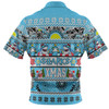 Cronulla-Sutherland Sharks Christmas Aboriginal Custom Hawaiian Shirt - Indigenous Knitted Ugly Xmas Style Hawaiian Shirt