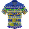 Parramatta Eels Christmas Aboriginal Custom Hawaiian Shirt - Indigenous Knitted Ugly Xmas Style Hawaiian Shirt
