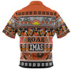 Wests Tigers Christmas Aboriginal Custom Hawaiian Shirt - Indigenous Knitted Ugly Xmas Style Hawaiian Shirt