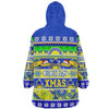 Parramatta Eels Christmas Aboriginal Custom Snug Hoodie - Indigenous Knitted Ugly Xmas Style Snug Hoodie