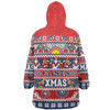 Sydney Roosters Christmas Aboriginal Custom Snug Hoodie - Indigenous Knitted Ugly Xmas Style Snug Hoodie