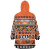 Wests Tigers Christmas Aboriginal Custom Snug Hoodie - Indigenous Knitted Ugly Xmas Style Snug Hoodie