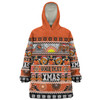 Wests Tigers Christmas Aboriginal Custom Snug Hoodie - Indigenous Knitted Ugly Xmas Style Snug Hoodie