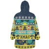 North Queensland Cowboys Christmas Aboriginal Custom Snug Hoodie - Indigenous Knitted Ugly Xmas Style Snug Hoodie