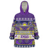 Melbourne Storm Christmas Aboriginal Custom Snug Hoodie - Indigenous Knitted Ugly Xmas Style Snug Hoodie