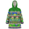 Canberra Raiders Christmas Aboriginal Custom Snug Hoodie - Indigenous Knitted Ugly Xmas Style Snug Hoodie