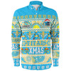 Gold Coast Titans Christmas Aboriginal Custom Long Sleeve Shirt - Indigenous Knitted Ugly Xmas Style Long Sleeve Shirt