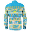 Gold Coast Titans Christmas Aboriginal Custom Long Sleeve Shirt - Indigenous Knitted Ugly Xmas Style Long Sleeve Shirt