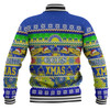 Parramatta Eels Christmas Aboriginal Custom Baseball Jacket - Indigenous Knitted Ugly Xmas Style Baseball Jacket