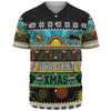 Penrith Panthers Christmas Aboriginal Custom Baseball Shirt - Indigenous Knitted Ugly Xmas Style Baseball Shirt