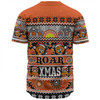 Wests Tigers Christmas Aboriginal Custom Baseball Shirt - Indigenous Knitted Ugly Xmas Style Baseball Shirt