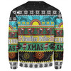 Penrith Panthers Christmas Aboriginal Custom Sweatshirt - Indigenous Knitted Ugly Xmas Style Sweatshirt