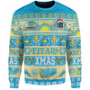 Gold Coast Titans Christmas Aboriginal Custom Sweatshirt - Indigenous Knitted Ugly Xmas Style Sweatshirt