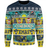 North Queensland Cowboys Christmas Aboriginal Custom Sweatshirt - Indigenous Knitted Ugly Xmas Style Sweatshirt