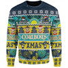 North Queensland Cowboys Christmas Aboriginal Custom Sweatshirt - Indigenous Knitted Ugly Xmas Style Sweatshirt