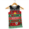 South Sydney Rabbitohs Aboriginal Custom Men Singlet - Indigenous Knitted Ugly Xmas Style Men Singlet