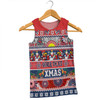 Sydney Roosters Christmas Aboriginal Custom Men Singlet - Indigenous Knitted Ugly Xmas Style Men Singlet