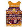 Brisbane Broncos Christmas Aboriginal Custom Men Singlet - Indigenous Knitted Ugly Xmas Style Men Singlet