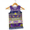 Melbourne Storm Christmas Aboriginal Custom Men Singlet - Indigenous Knitted Ugly Xmas Style Men Singlet