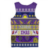 Melbourne Storm Christmas Aboriginal Custom Men Singlet - Indigenous Knitted Ugly Xmas Style Men Singlet