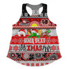 St. George Illawarra Dragons Christmas Aboriginal Custom Women Racerback Singlet - Indigenous Knitted Ugly Xmas Style Women Racerback Singlet