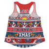 Sydney Roosters Christmas Aboriginal Custom Women Racerback Singlet - Indigenous Knitted Ugly Xmas Style Women Racerback Singlet