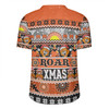 Wests Tigers Christmas Aboriginal Custom Rugby Jersey - Indigenous Knitted Ugly Xmas Style Rugby Jersey