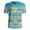 Gold Coast Titans Christmas Aboriginal Custom Rugby Jersey - Indigenous Knitted Ugly Xmas Style Rugby Jersey