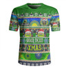 Canberra Raiders Christmas Aboriginal Custom Rugby Jersey - Indigenous Knitted Ugly Xmas Style Rugby Jersey
