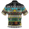 Penrith Panthers Christmas Aboriginal Custom Zip Polo Shirt - Indigenous Knitted Ugly Xmas Style Zip Polo Shirt