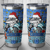 Cronulla-Sutherland Sharks Tumbler - Christmas Knit Patterns Vintage Jersey Ugly