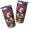 Manly Warringah Sea Eagles Tumbler - Christmas Knit Patterns Vintage Jersey Ugly