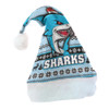 Cronulla-Sutherland Sharks - Christmas Hat - Ugly Xmas And Aboriginal Patterns For Die Hard Fan