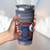 Sydney Roosters Tumbler - Christmas Knit Patterns Vintage Jersey Ugly