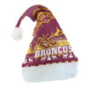 Brisbane Broncos Christmas Hat - Ugly Xmas And Aboriginal Patterns For Die Hard Fan