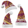 Brisbane Broncos Christmas Hat - Ugly Xmas And Aboriginal Patterns For Die Hard Fan